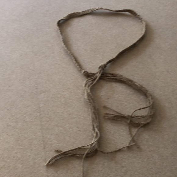 Vintage Y2K Braided Jute Boho Belt-Hippie chic - Picture 6 of 16